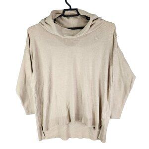 Womens Beige Cato Est 1946 Top Hi Lo Cowl Neck Long Sleeve Plus Size 18/20W